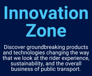 AInnovation Zone: Discover groundbreaking products and technologies changing the way that we look at the rider experience, sustainability, and the overall business of public transport.